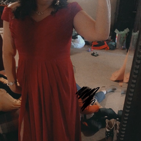 EUC Coco Melody Ski Patrol Sheath Chiffon Dress - Picture 2 of 7